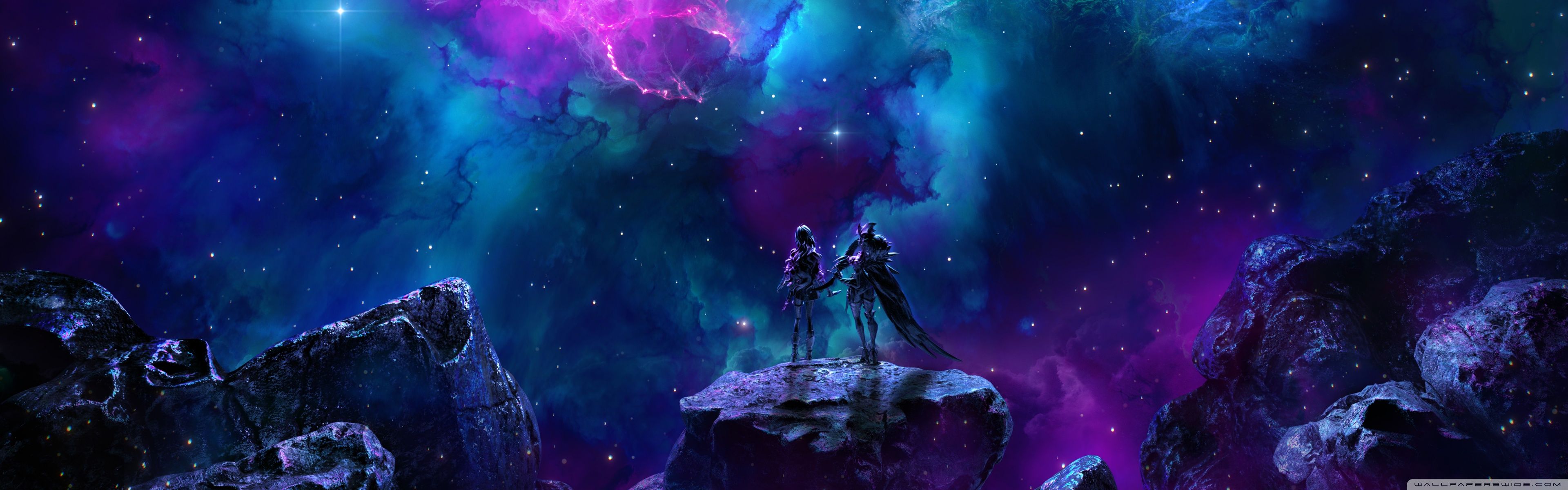 3840x1200 Cosmic Art 4K UHD Wallpaper for UltraHD Desktop and TV : Widescreen and UltraWide Display : Dual Monitor : Smartphone and Tablet Devices