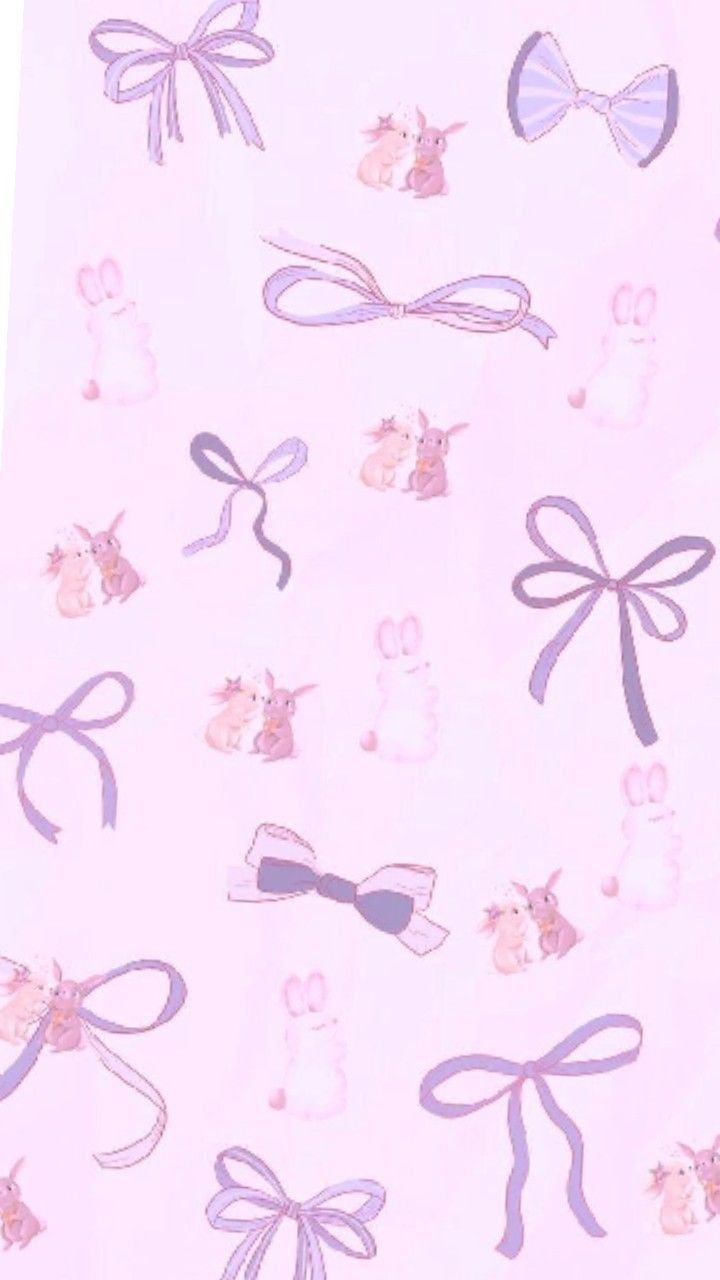 720x1280 Cute Hello Kitty Wallpaper for Your Phone. Wallpaper purple ribbon, Purple bow wallpaper aesthetic, Purple bow background aesthetic