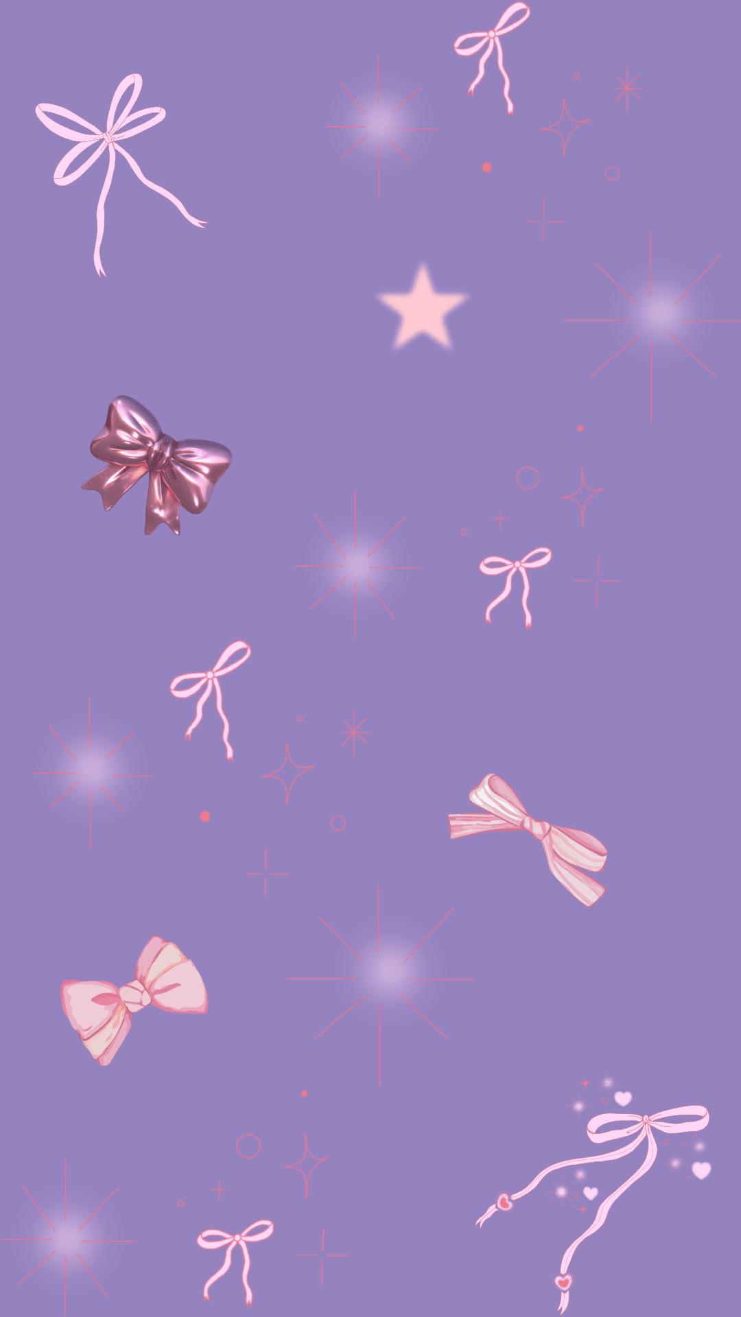 1080x1920 purple coquette wallpaper