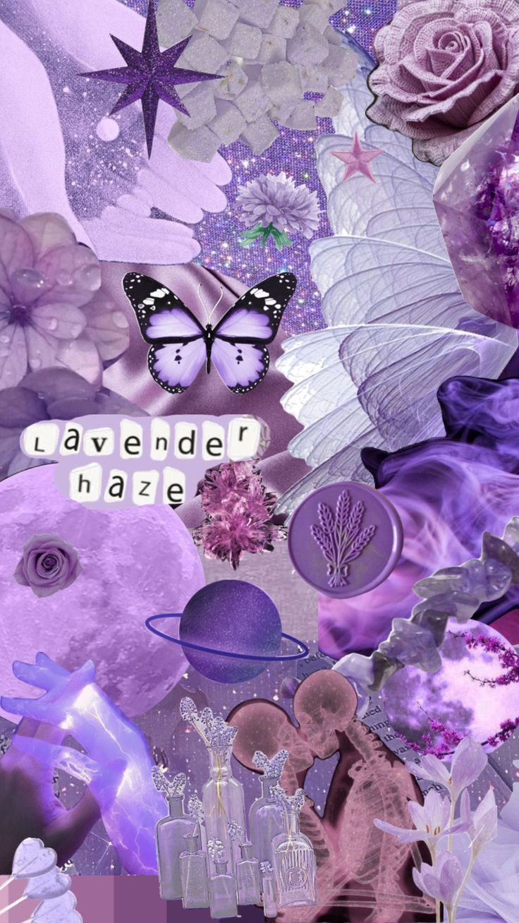 736x1308 Lilac Coquette Wallpaper