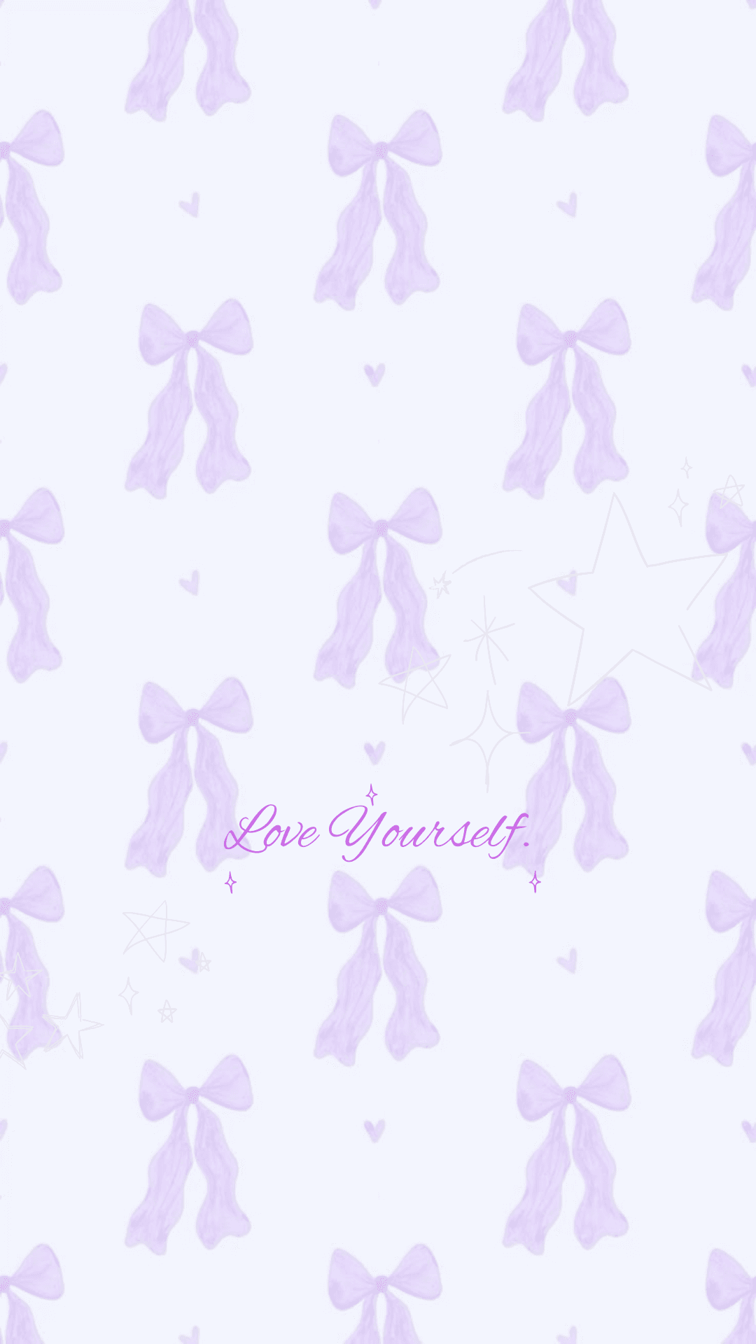 1080x1920 Purple Ribbon Wallpaper