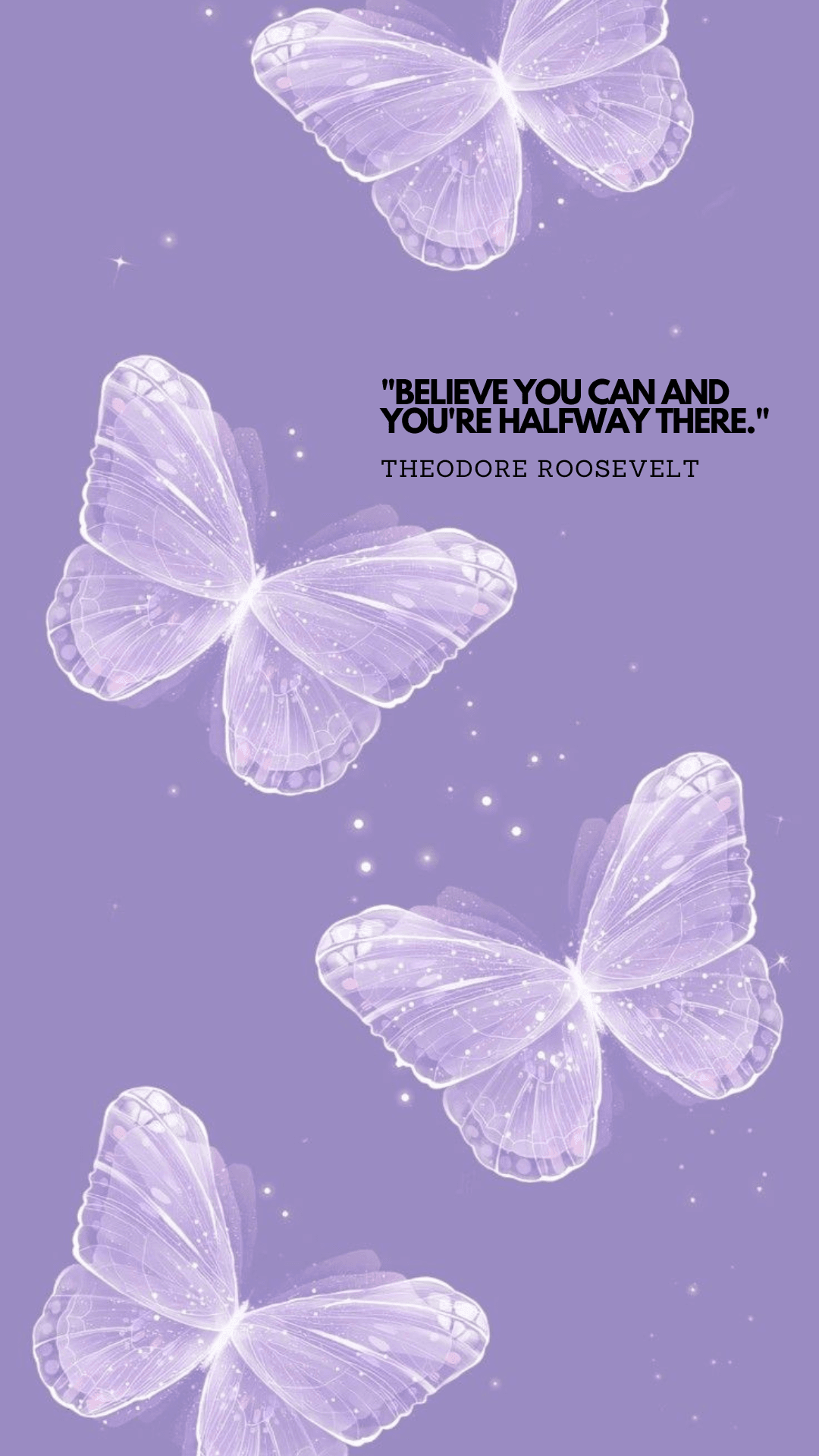 1080x1920 purple and butterfly theme phone wallpaper by xoxo.elaine