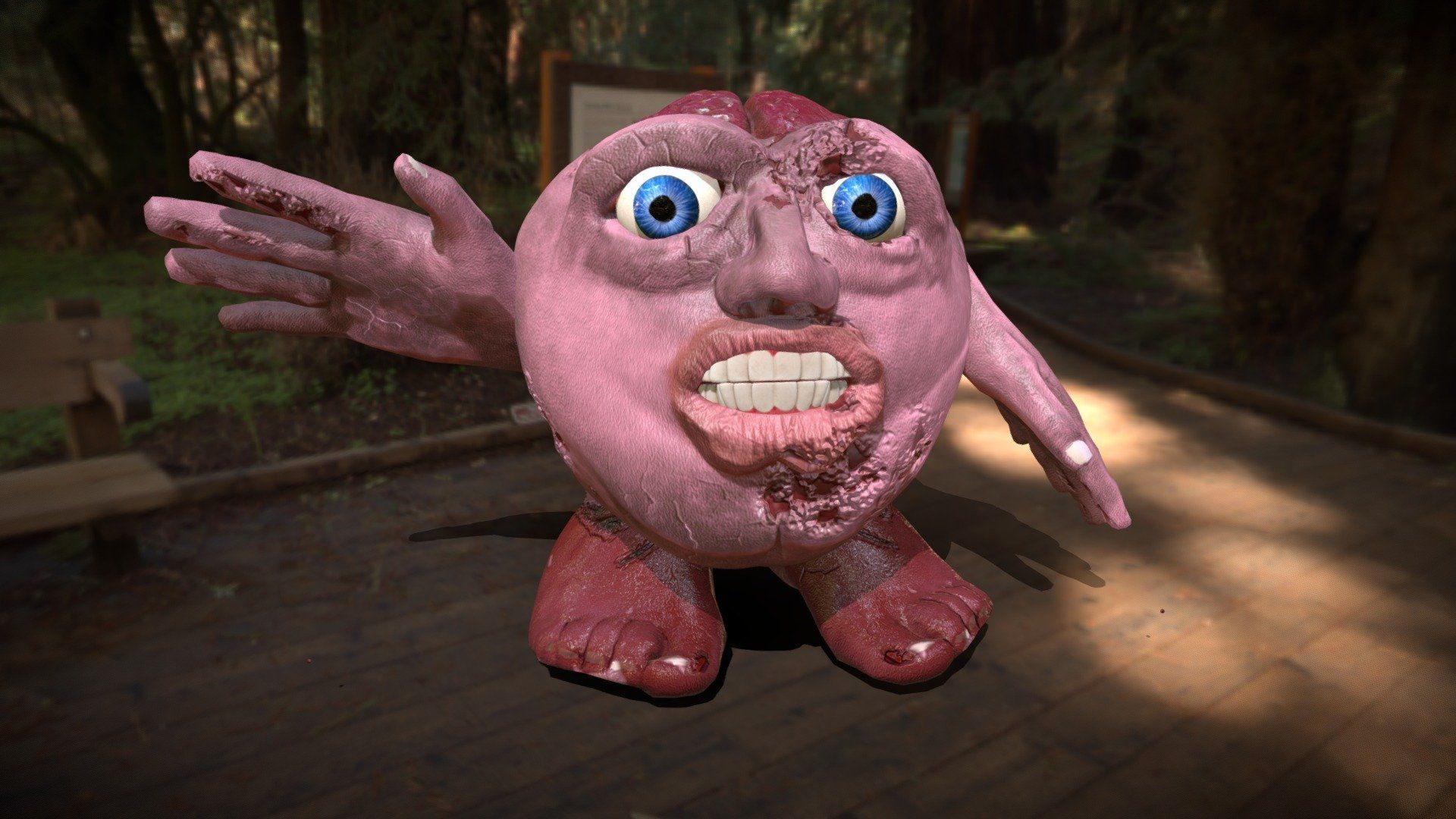 1920x1080 Realistic Halloween Kirby Free 3D model by Ryztiq [0b94c37]