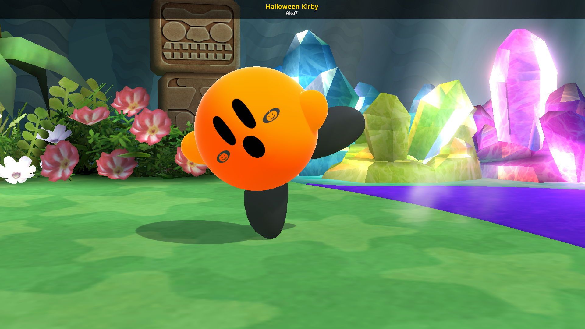 1920x1080 Halloween Kirby Mod for Super Smash Bros. (Wii U)