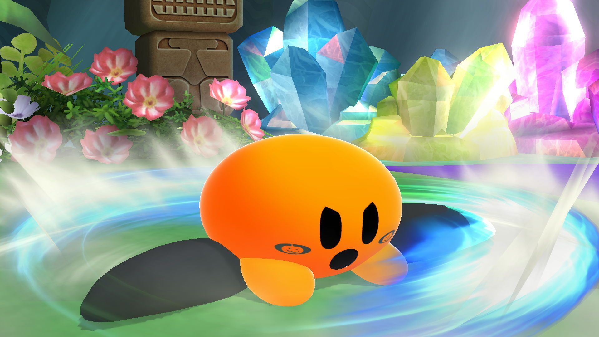 1920x1080 Halloween Kirby Mod for Super Smash Bros. (Wii U)