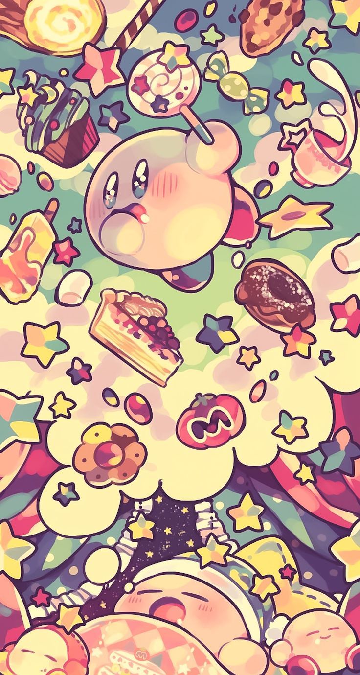 736x1379 Personajes de kirby. Fondo de juego, Fondo de pantalla halloween, Kirbi