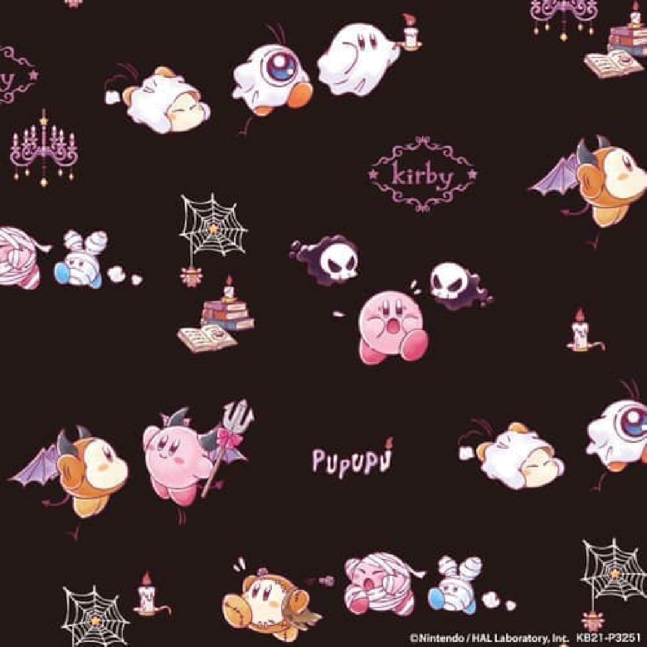 1280x1280 Kirby of the Stars x ITS'DEMO Collaboration 5th -Ghost & Rock Pop Original Art [enuchi.com]