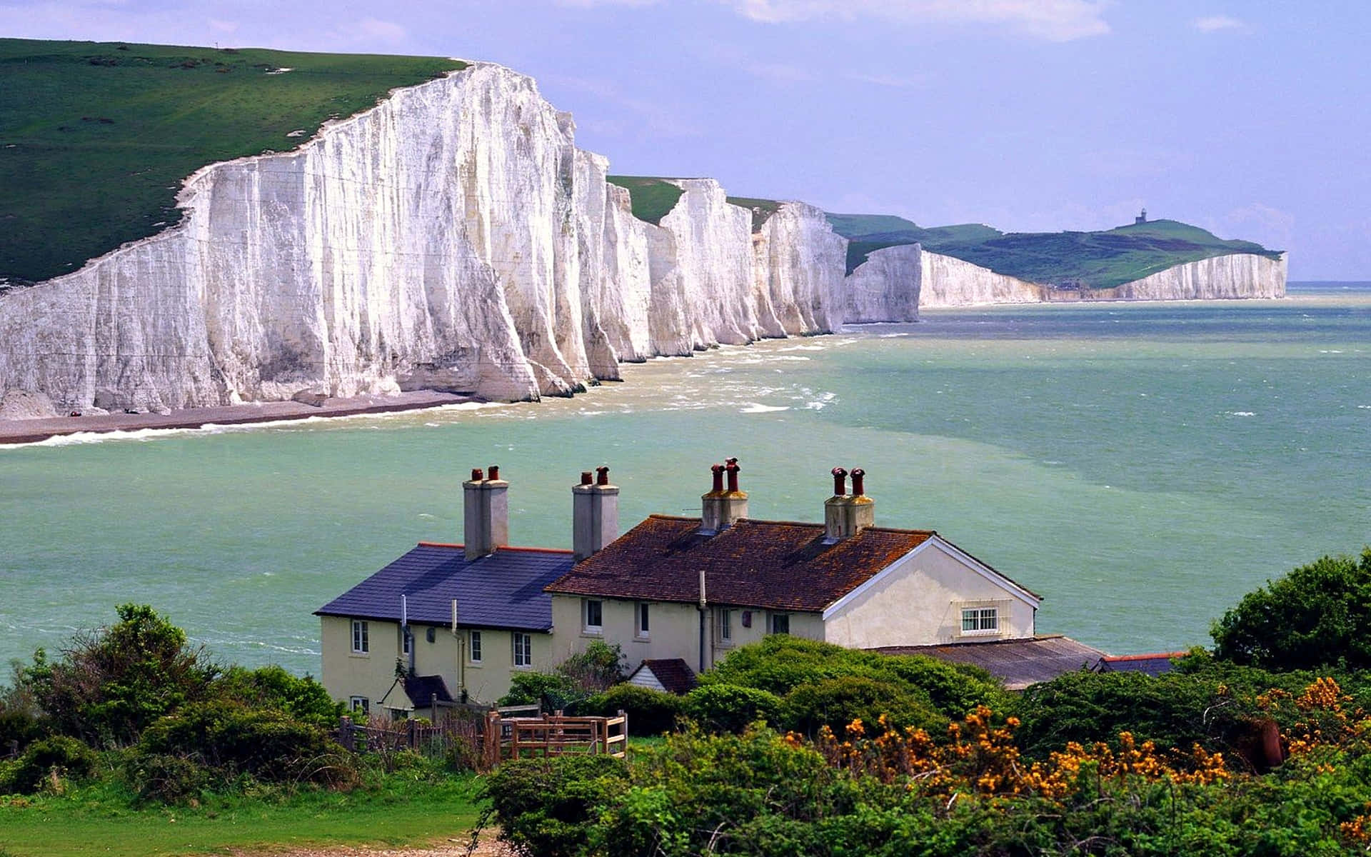 1920x1200 White Cliffs Of Dover Wallpaper