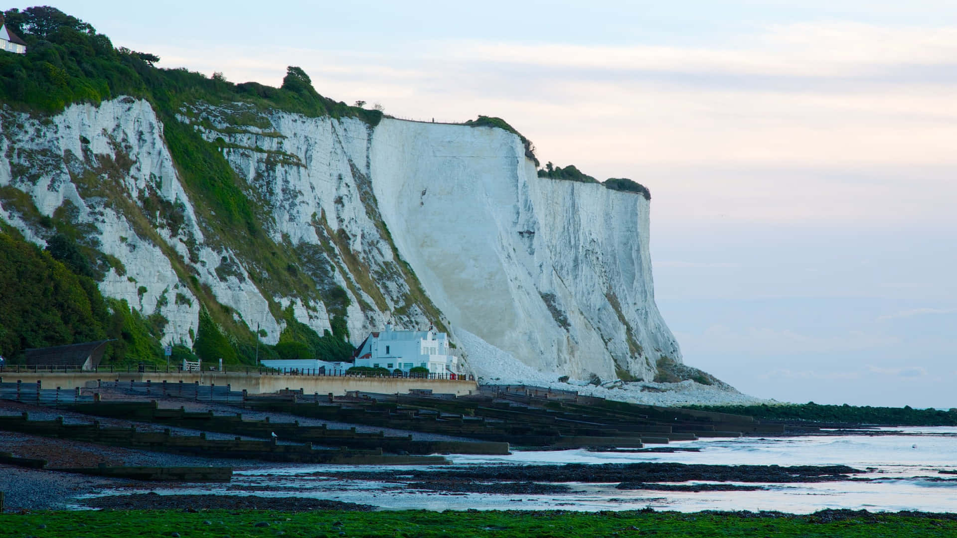 1920x1080 Download White Cliffs Of Dover Coastline Wallpaper
