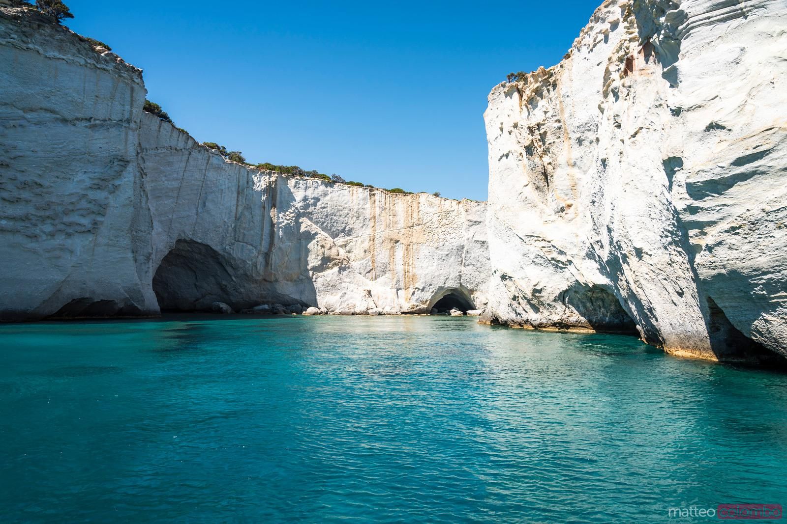 1600x1067 White cliffs at Kleftiko, Milos, Cyclades, Greece. Royalty Free Image