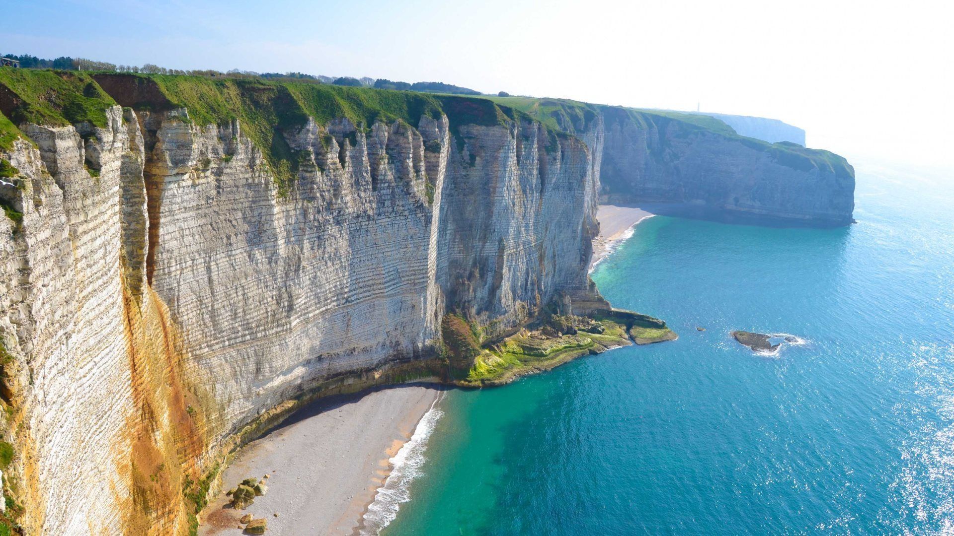1920x1080 White Cliffs of Dover Wallpaper