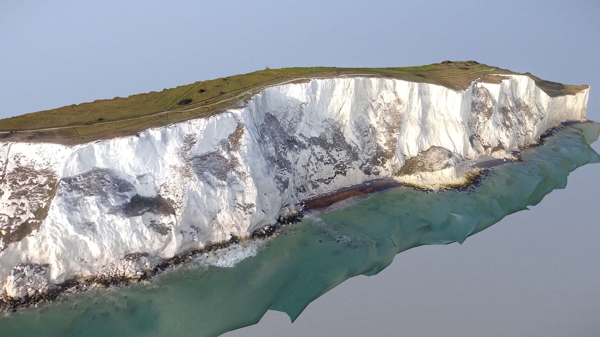 1920x1080 White Cliffs of Dover Free 3D model by matousekfoto [6ecad9d]