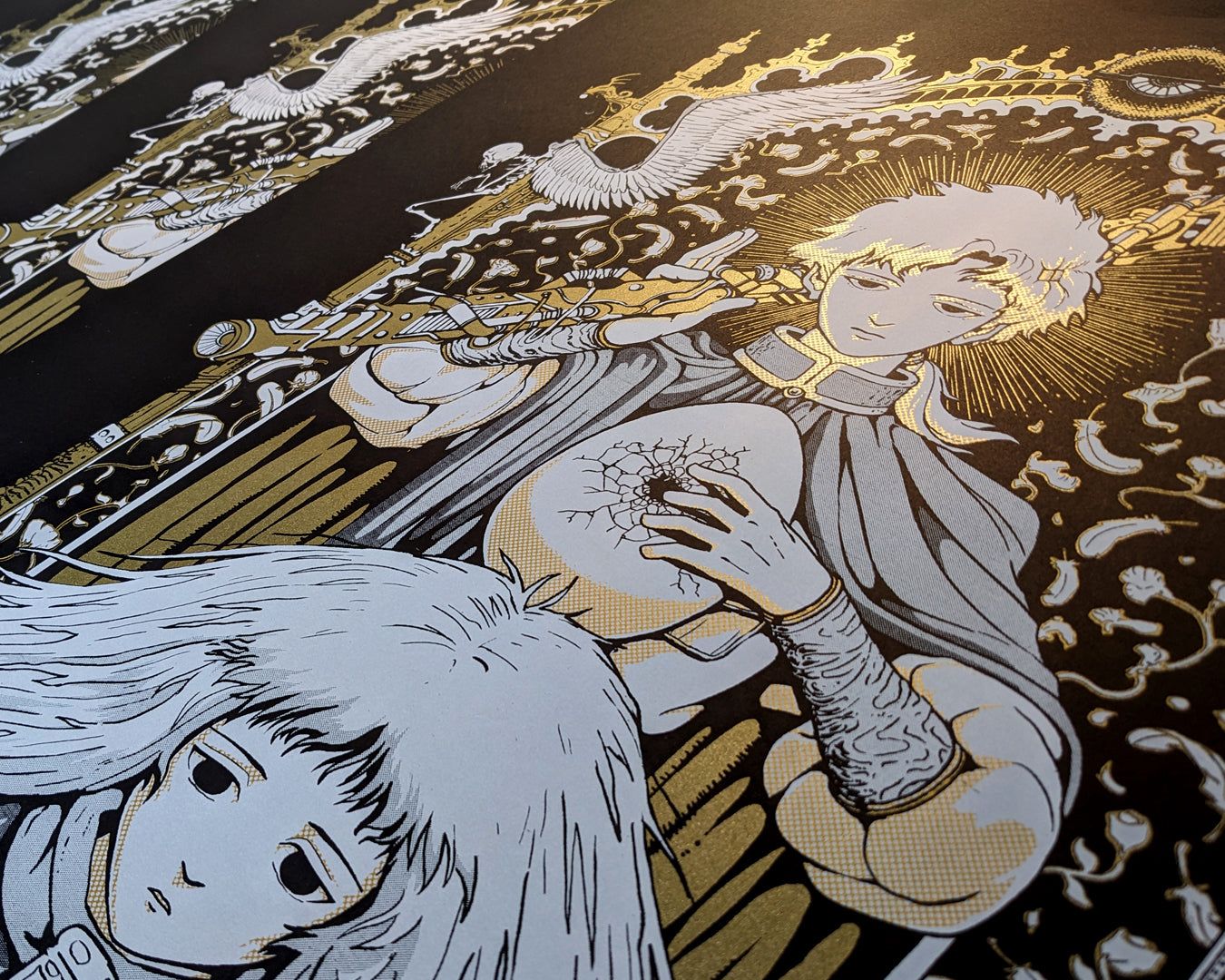 1350x1080 Angel's Egg Silkscreen Print
