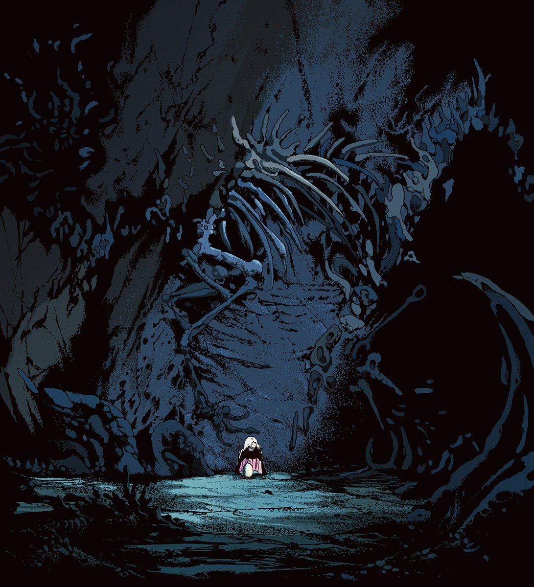 1091x1200 A little tribute piece I did for the Japanese Animated film Tenshi No Tamago (Angels's Egg) from 1985. The film was created by Mamoru Oshii & Yoshitaka Amano #AngelsEgg #Tenshinotamago