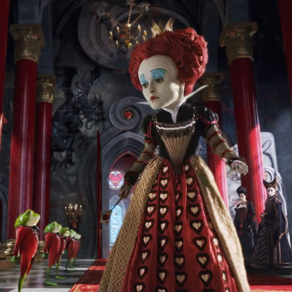 1024x1024 Alice in Wonderland People Characters iPad Wallpaper. Digital