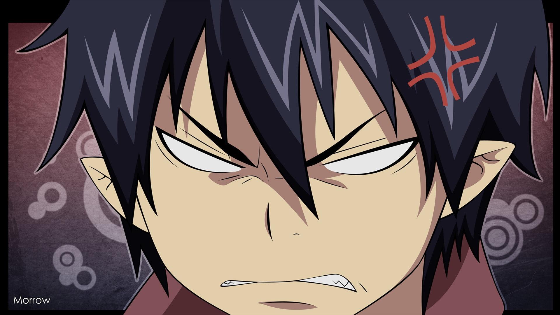 1920x1080 Angry Anime Boy Wallpaper