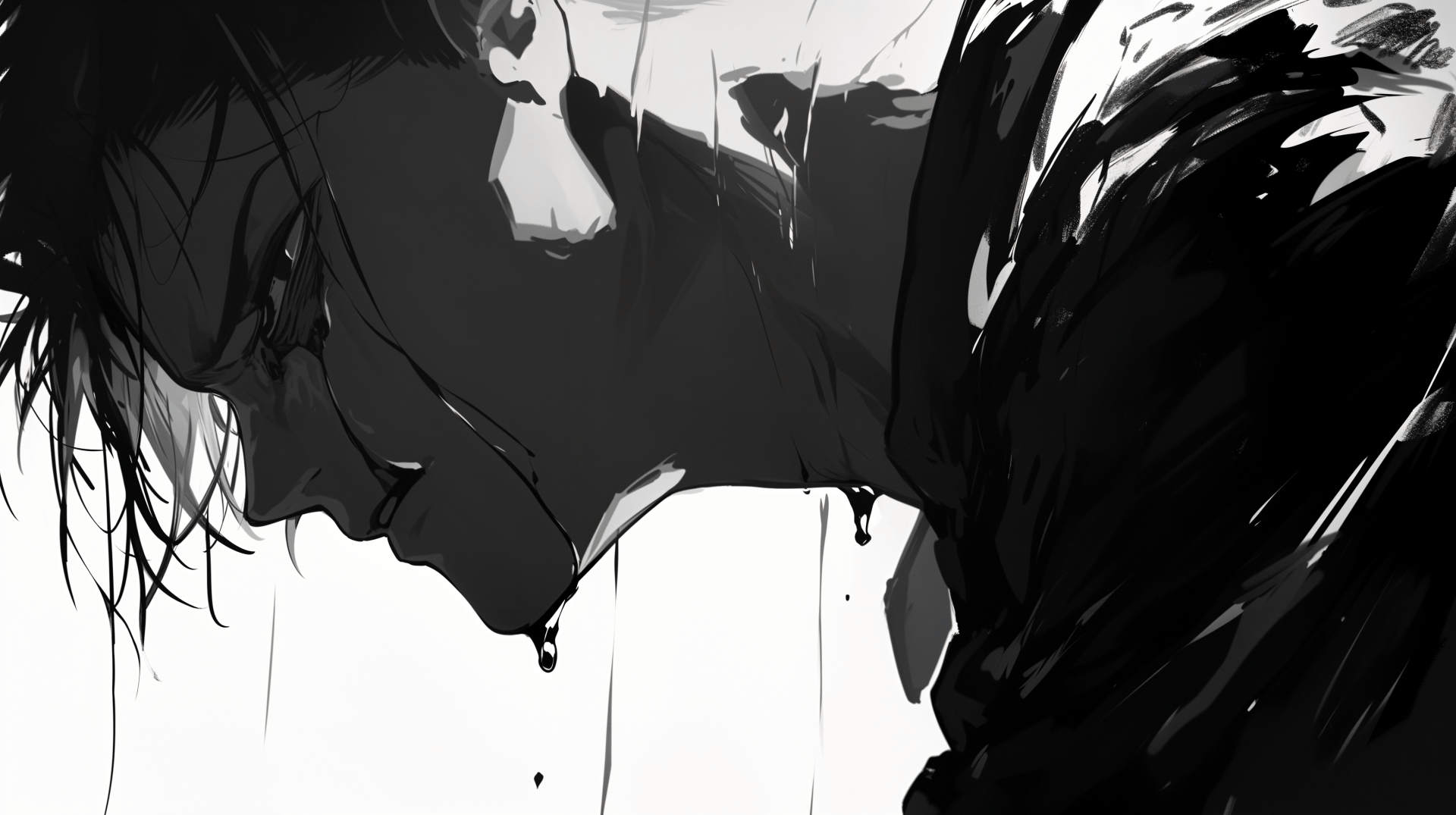 1920x1075 Emotional Depth: Sadness and Anger in 4K Ultra HD Wallpaper