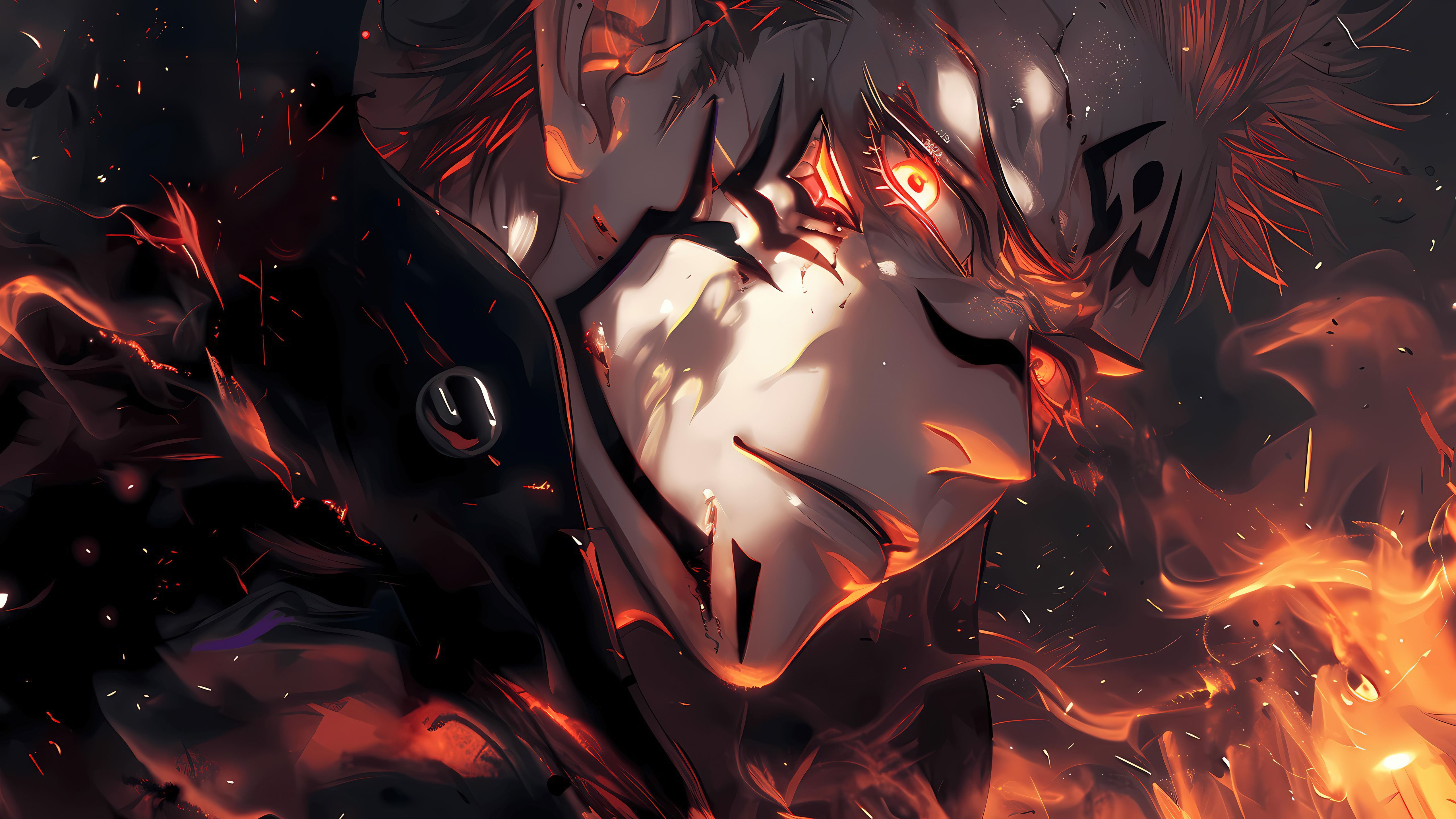 5120x2880 Sukuna Wallpaper 4K, Angry, 5K, Jujutsu Kaisen