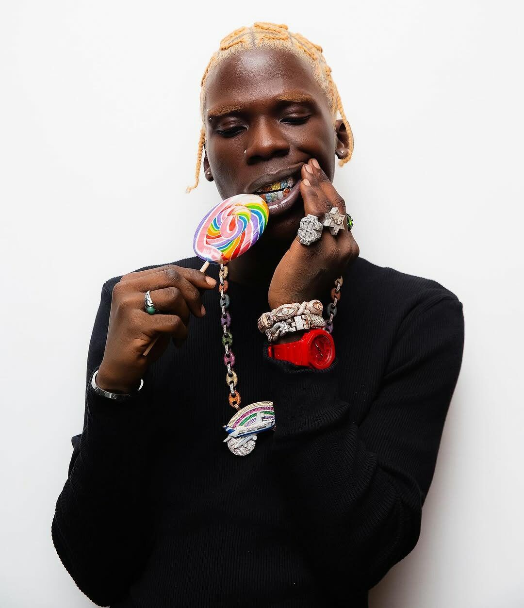 1080x1253 Seyi Vibez Goes Blonde & Bold with a Fresh Look for 2025
