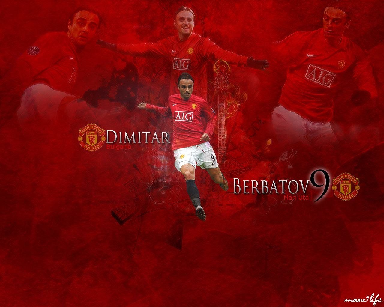 1280x1024 Dimitar Berbatov (26). Manchester United Wallpaper