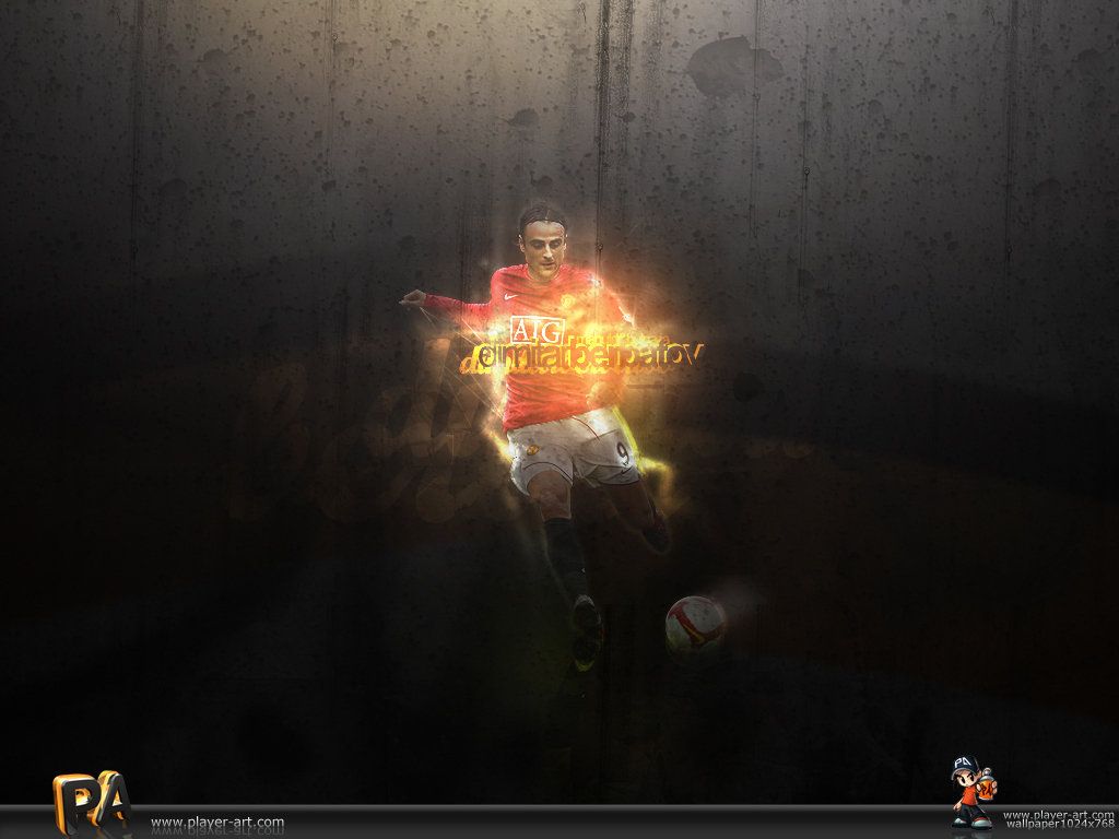 1024x768 Dimitar Berbatov. Manchester United Wallpaper