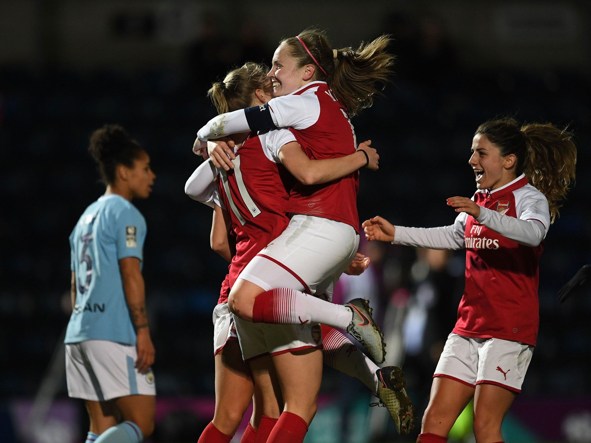2048x1536 Vivianne Miedema winner sinks Manchester City to secure Arsenal's fifth Continental Cup title