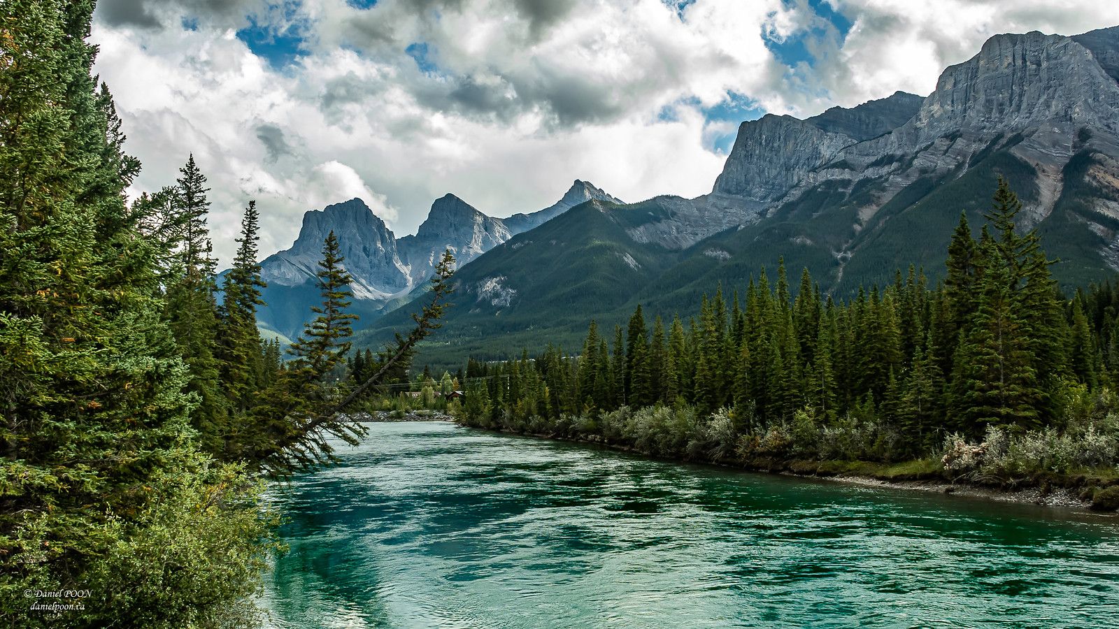 1600x900 Bow River along Higashikawa/ FriendshipTrail. You can see t