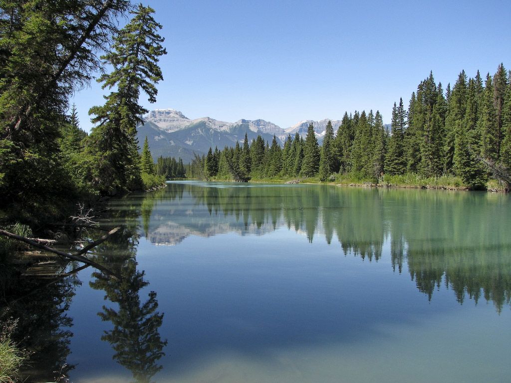 1024x768 Bow River Fresh Water