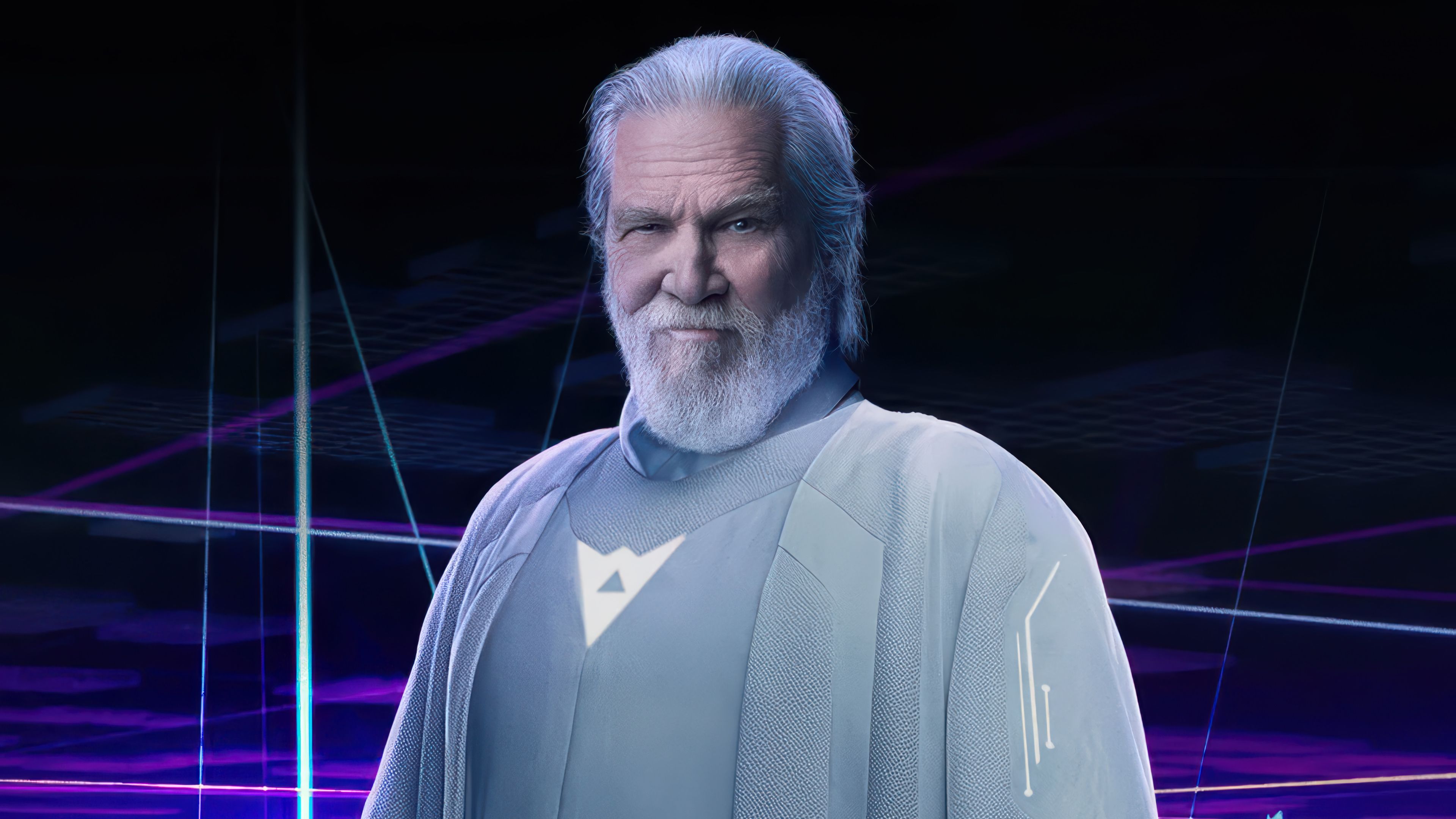 3840x2160 Tron: Ares Jeff Bridges Wallpaper 4K HD PC i