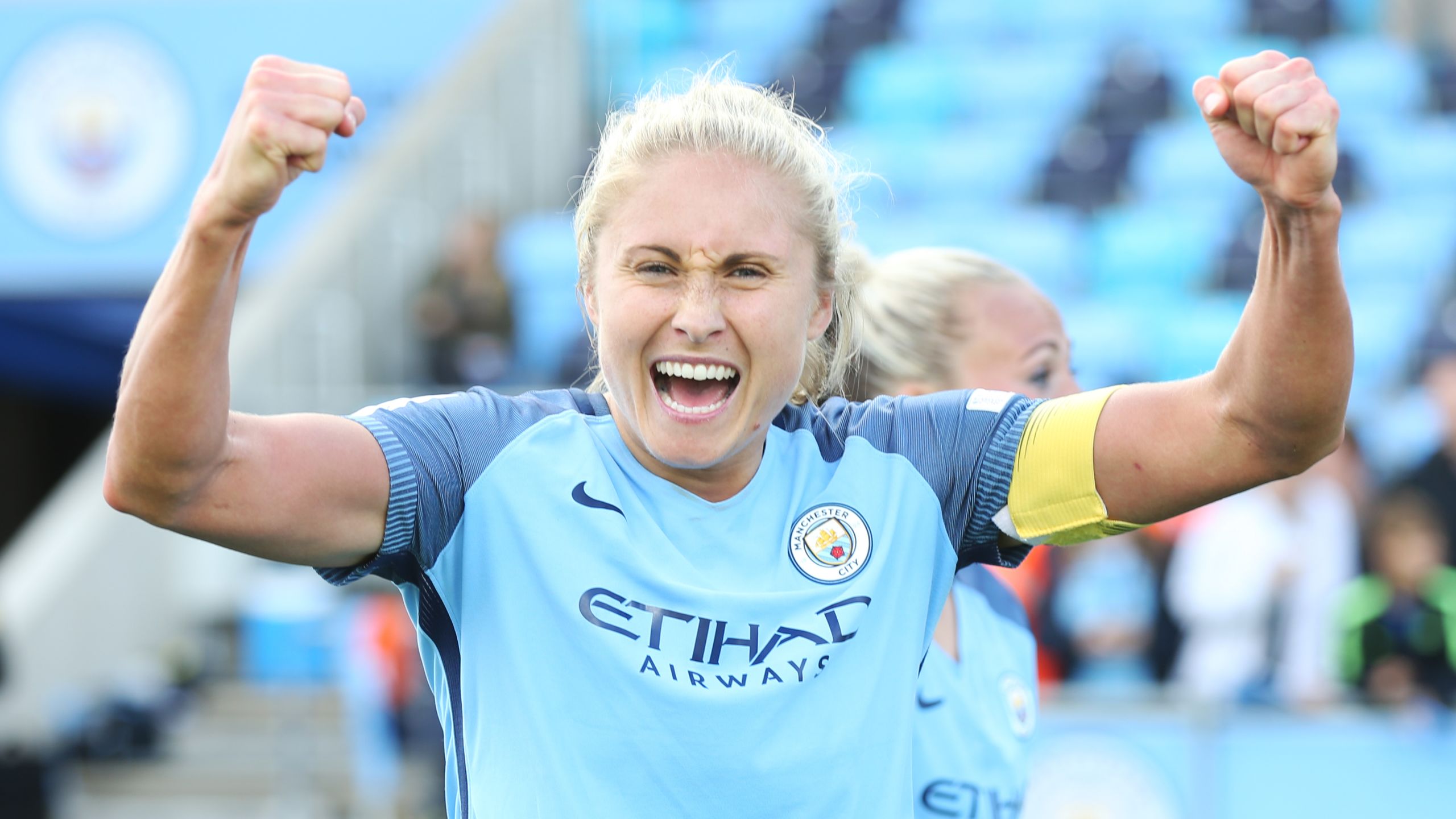2560x1440 Steph Houghton: A True Blue leader