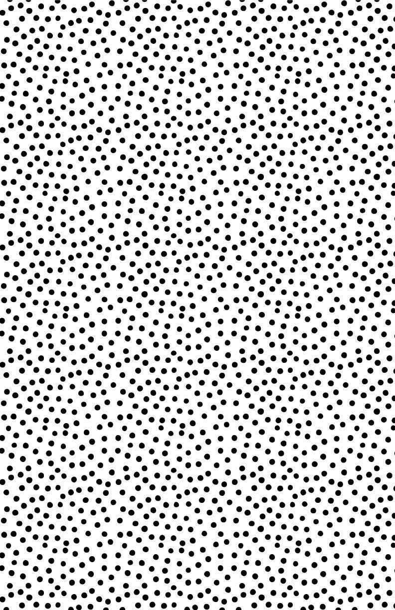 Black And White Dots Fabric Wallpaper and Home Decor  Spoonflower