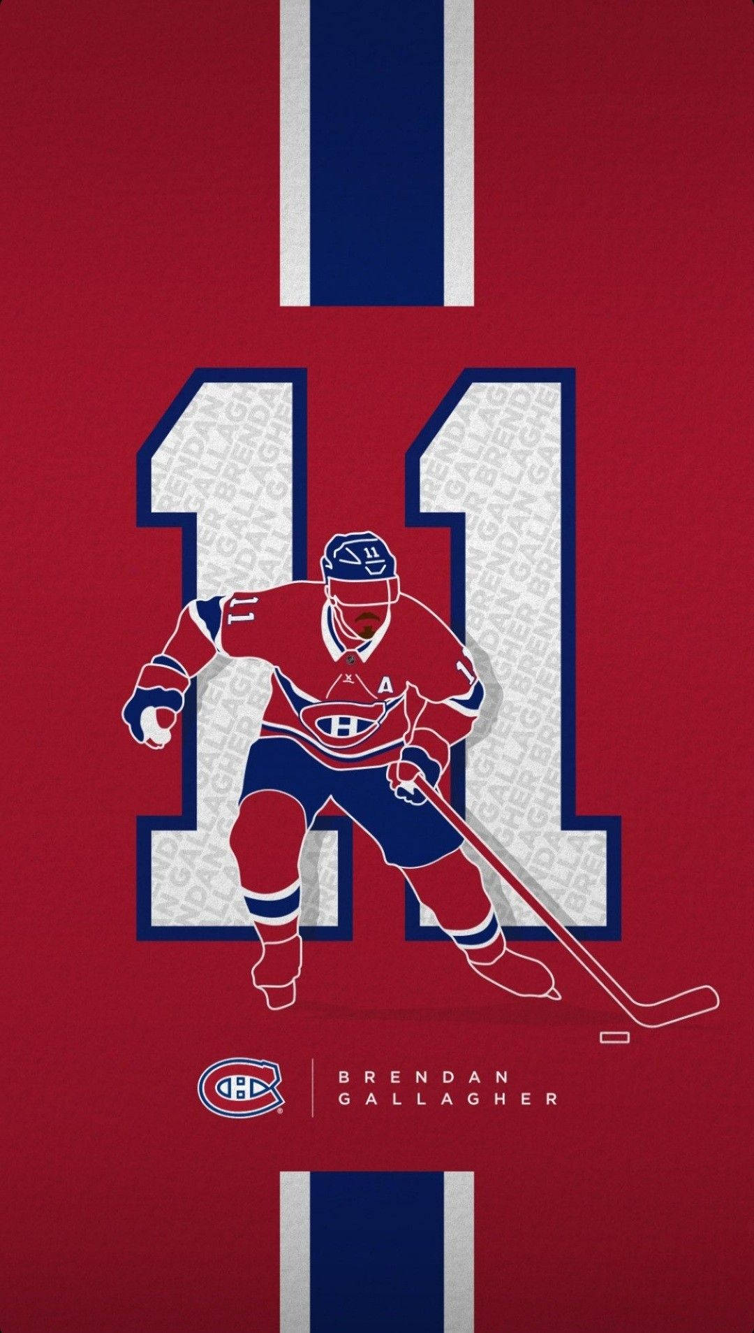1080x1907 Download Graphic Art Brendan Gallagher Wallpaper