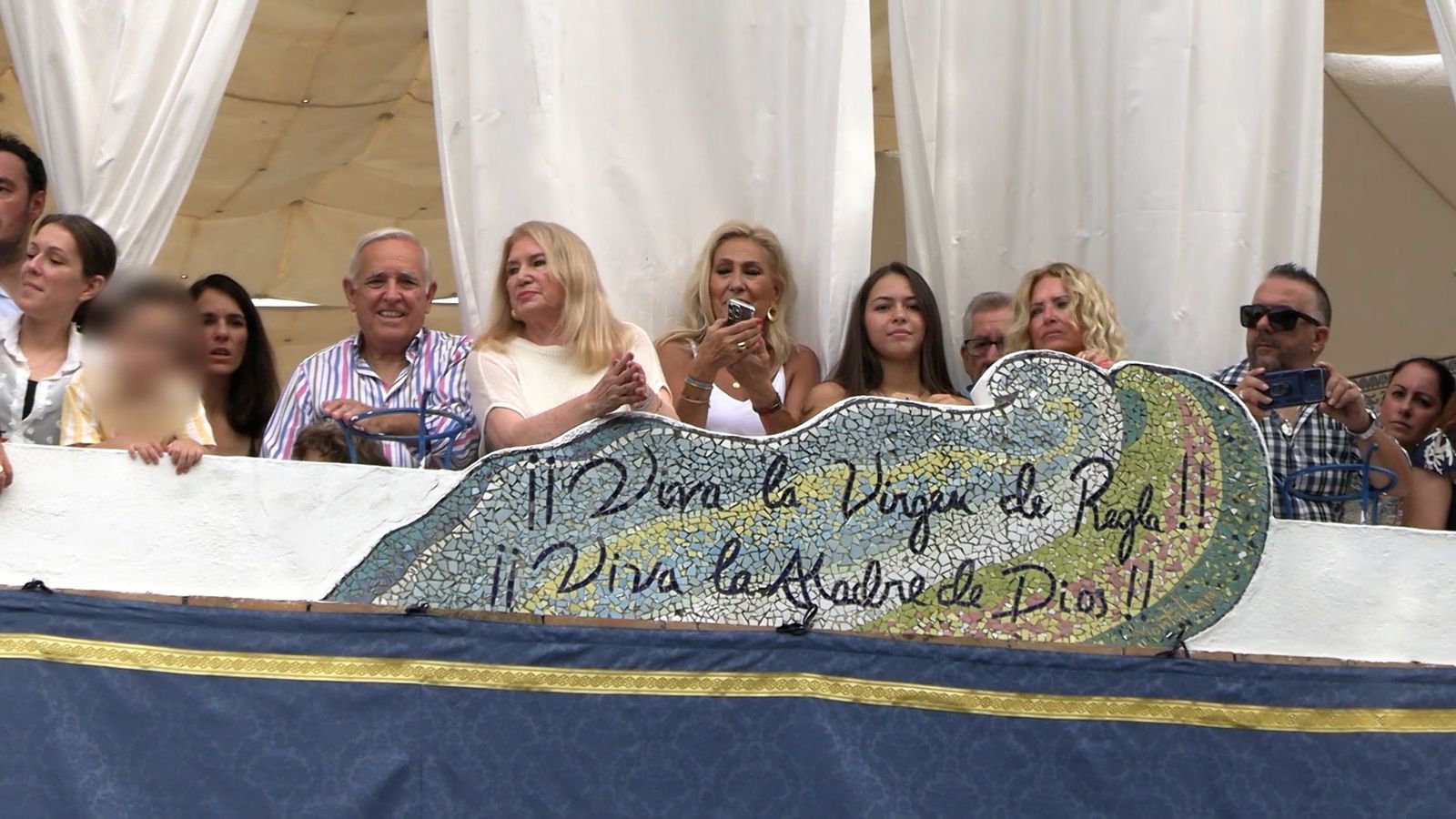 1600x900 Vídeo. El balcón de Rocío Jurado en Chipiona, cada vez con más ausencias en la procesión de la Virgen de Regla