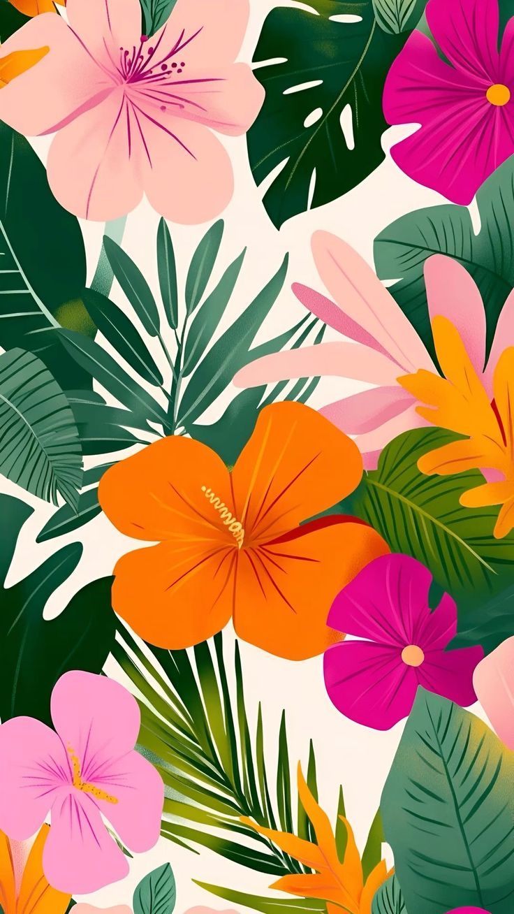 736x1308 papeles. Flower background wallpaper, Flower drawing, iPhone wallpaper