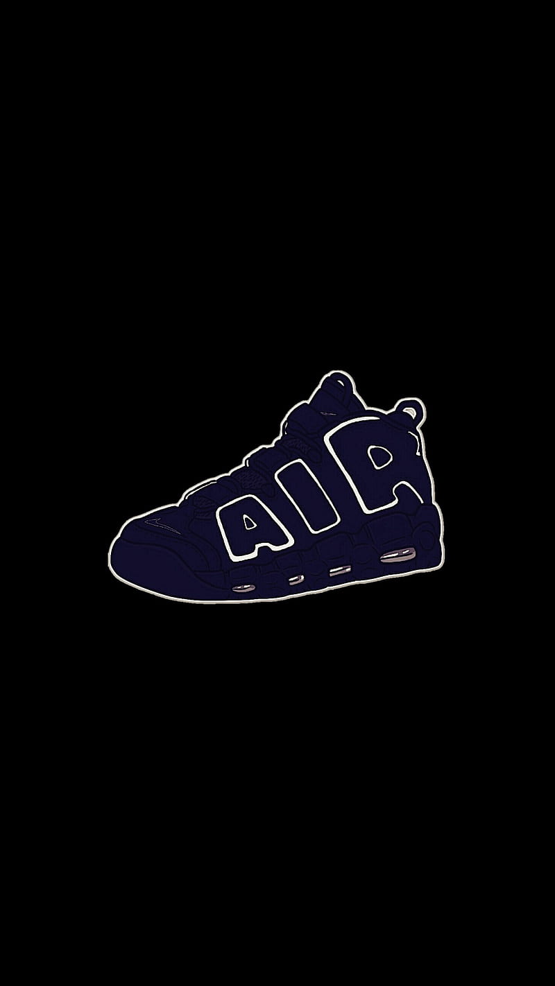 800x1422 Uptempo Obsidian, airmax, airmoreuptempo, HD phone wallpaper