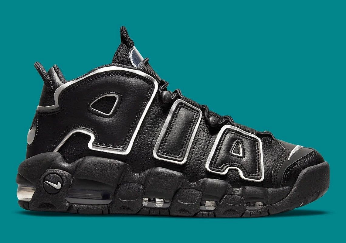 1140x800 Nike Air More Uptempo Black Silver