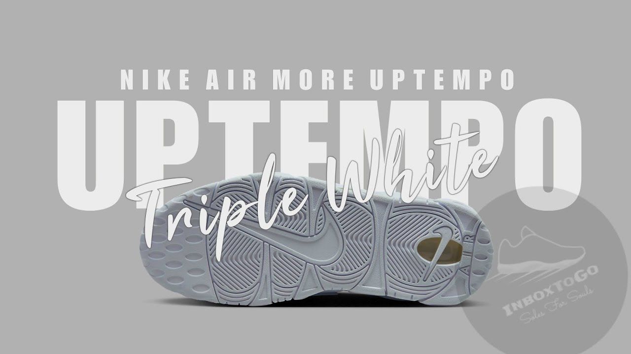 1280x720 TRIPLE WHITE 2024 Nike Air More Uptempo '96 RETURNS
