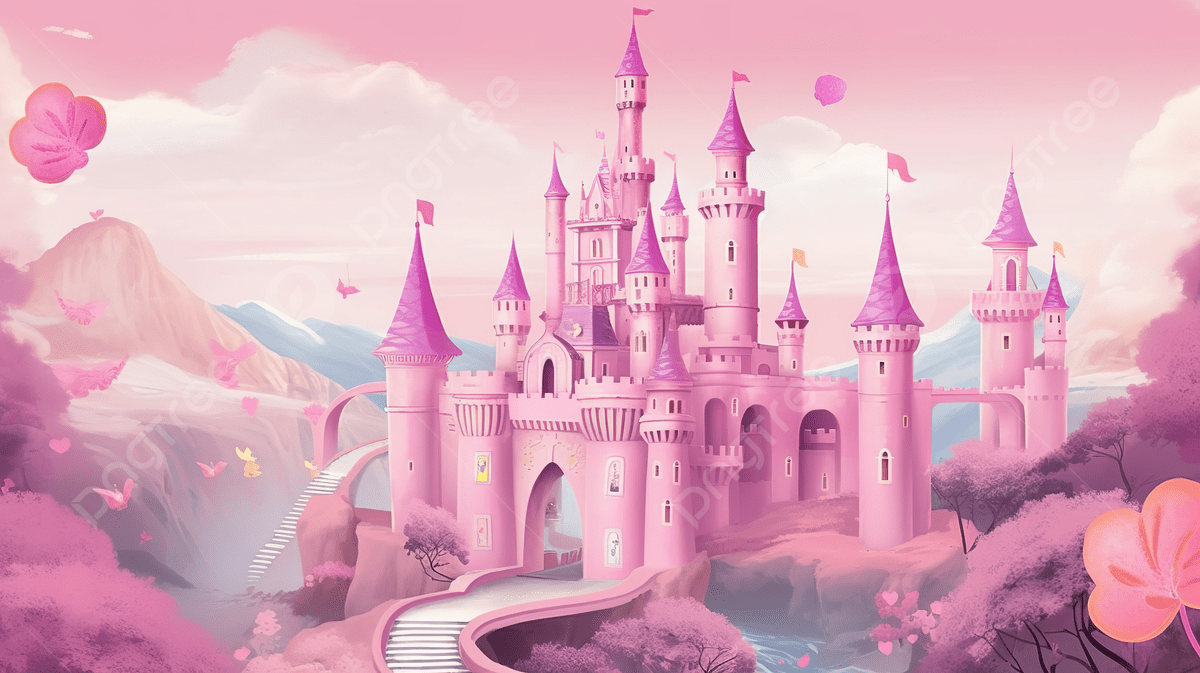 1200x673 Castle In Pink With A Fairytale, Princess Castle Picture, Castle, Princess Background Image And Wallpaper for Free Download