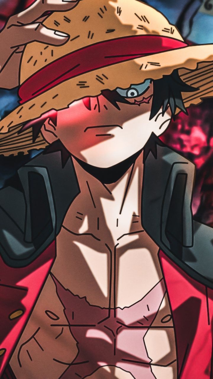 720x1280 Monkey D. Luffy Wallpaper 4K, Illustration, Straw Hat Pirates