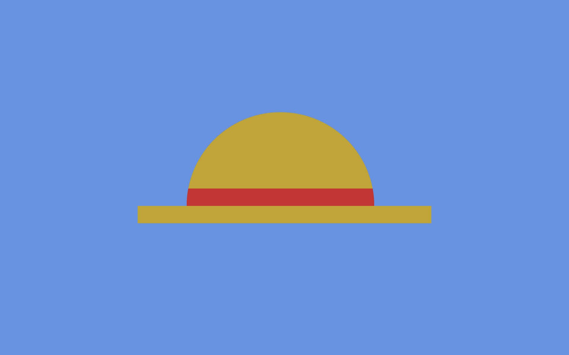 1920x1200 Download Minimalist One Piece Luffy's Straw Hat Wallpaper
