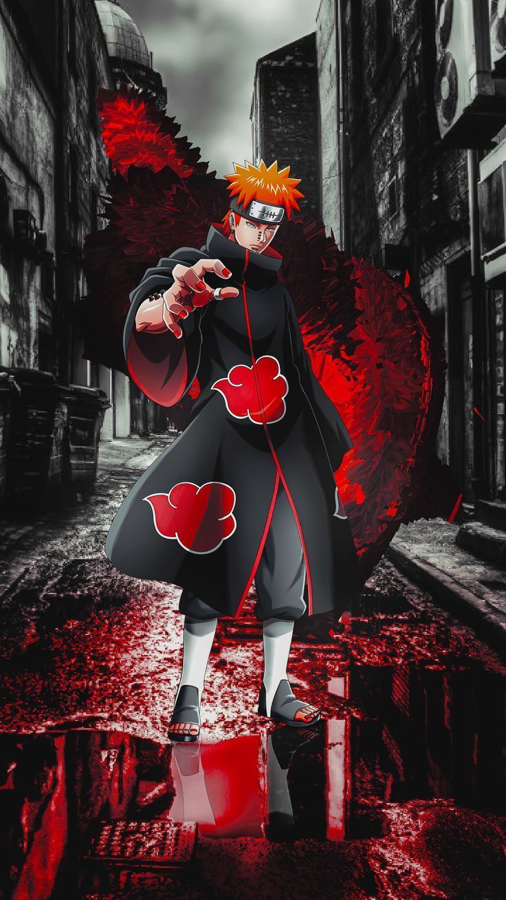 736x1308 Naruto Pain Mobile Wallpaper
