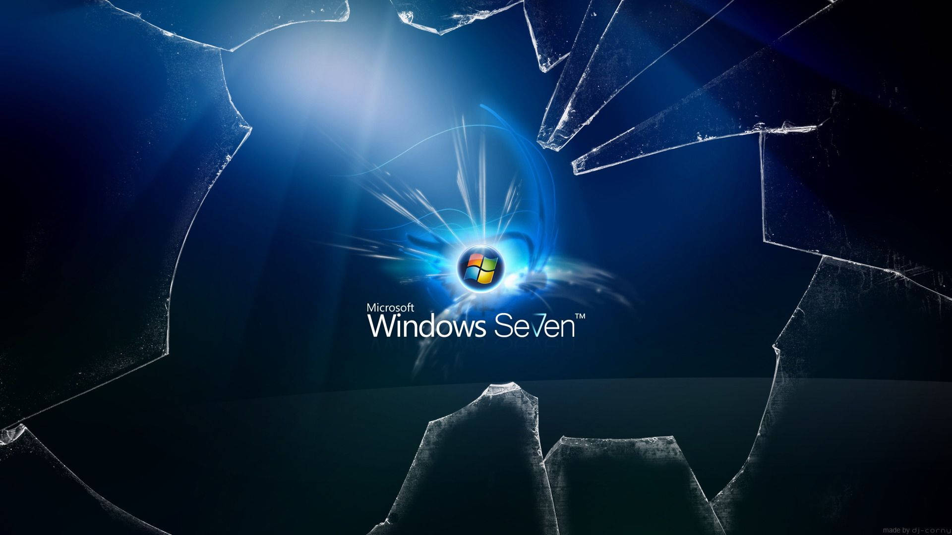 1920x1080 Download _ A Cracked Windows 7 Screen_ Wallpaper
