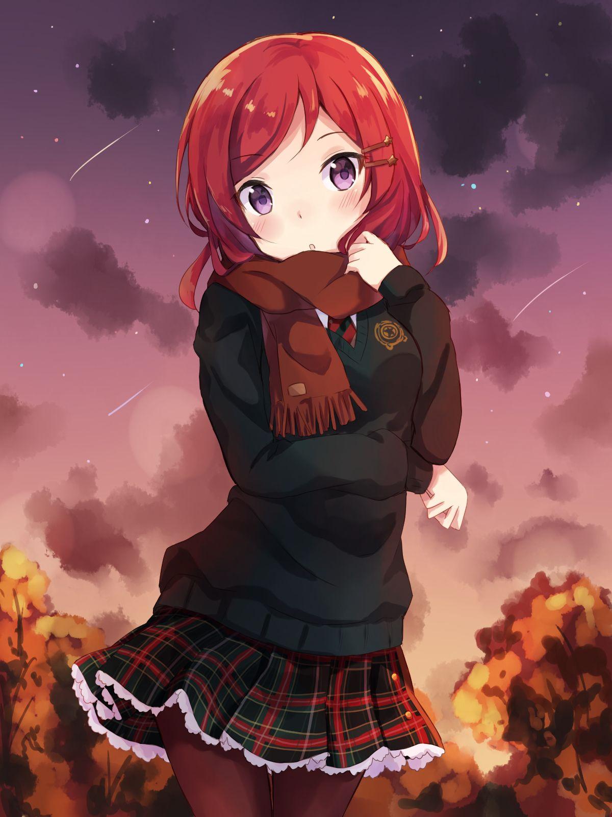1200x1600 Nishikino Maki (Maki Nishikino) Live! Wallpaper by nonono* Anime Image Board