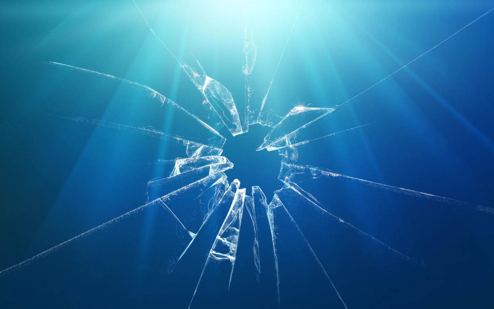 1600x1000 Art And Home Wallpaper HD: Windows Broken Glass Wallpaper