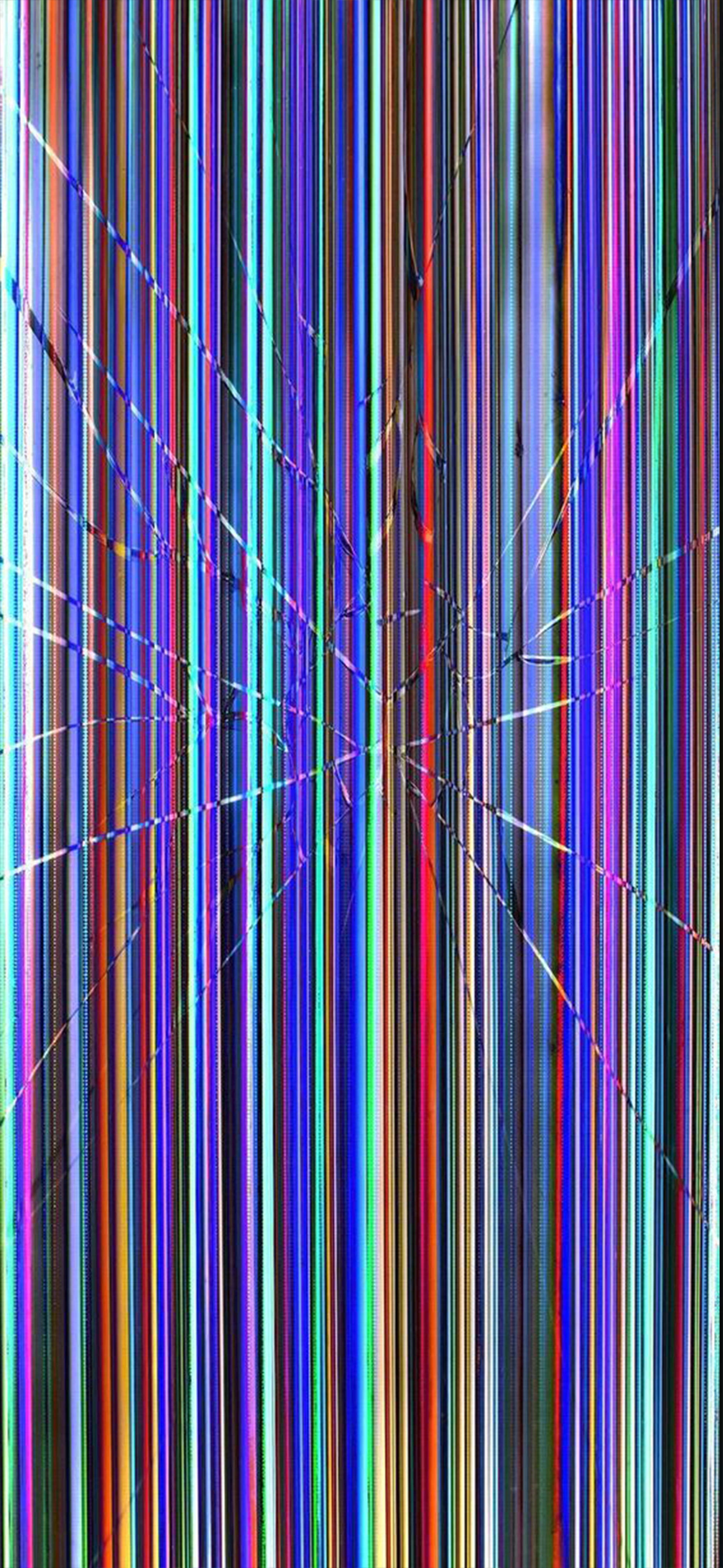 2556x5541 Broken Cracked Screen Wallpaper For iPhone, iPad or Tablets