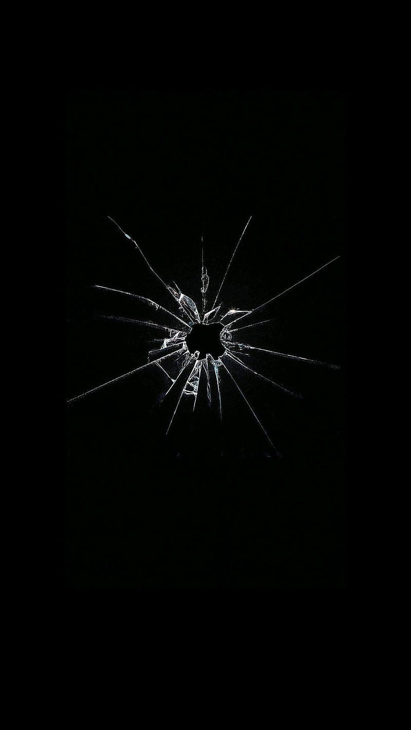 800x1422 Broken Glass, dark, black, HD phone wallpaper