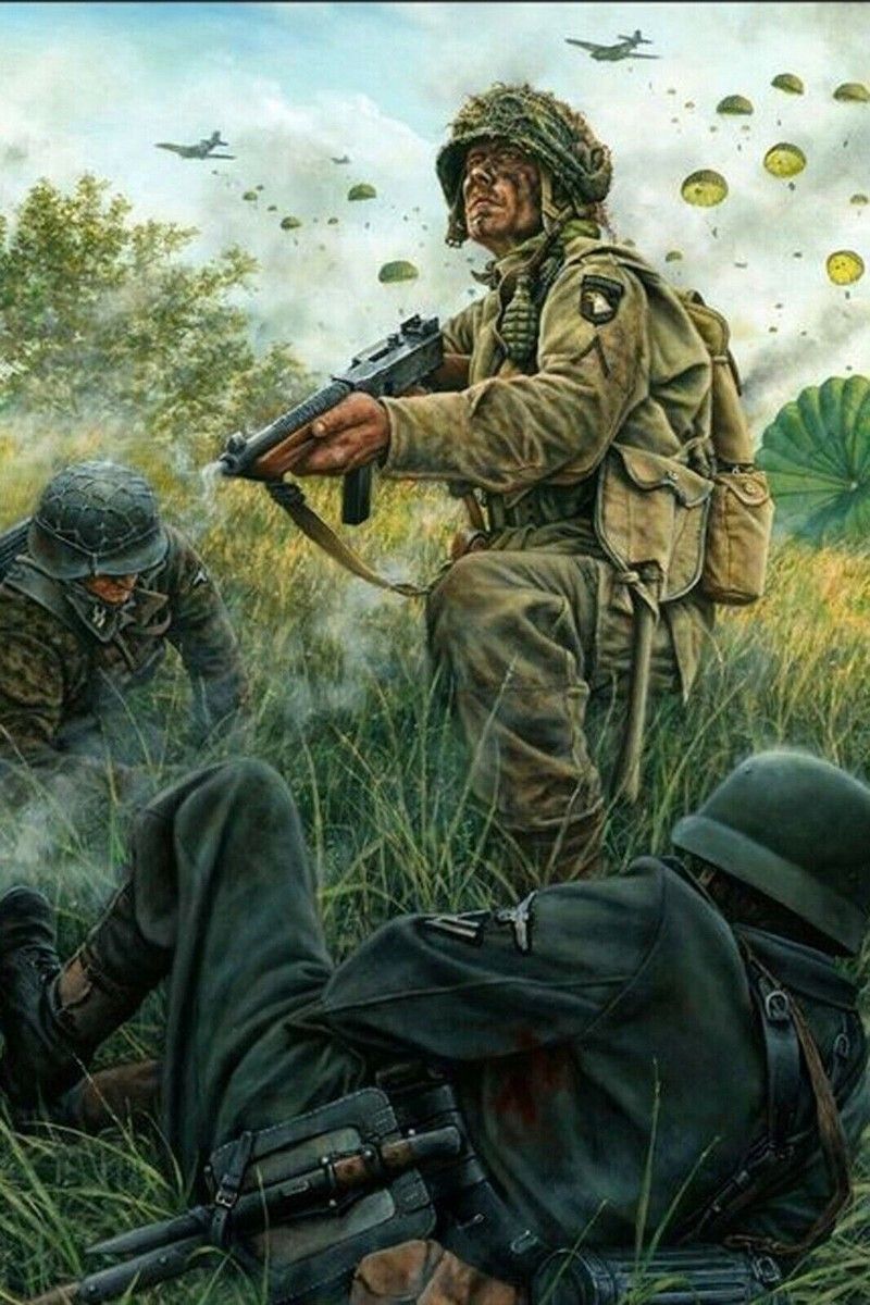 800x1200 US Army 101st Airborne Division WW2 WWII Print 5x7