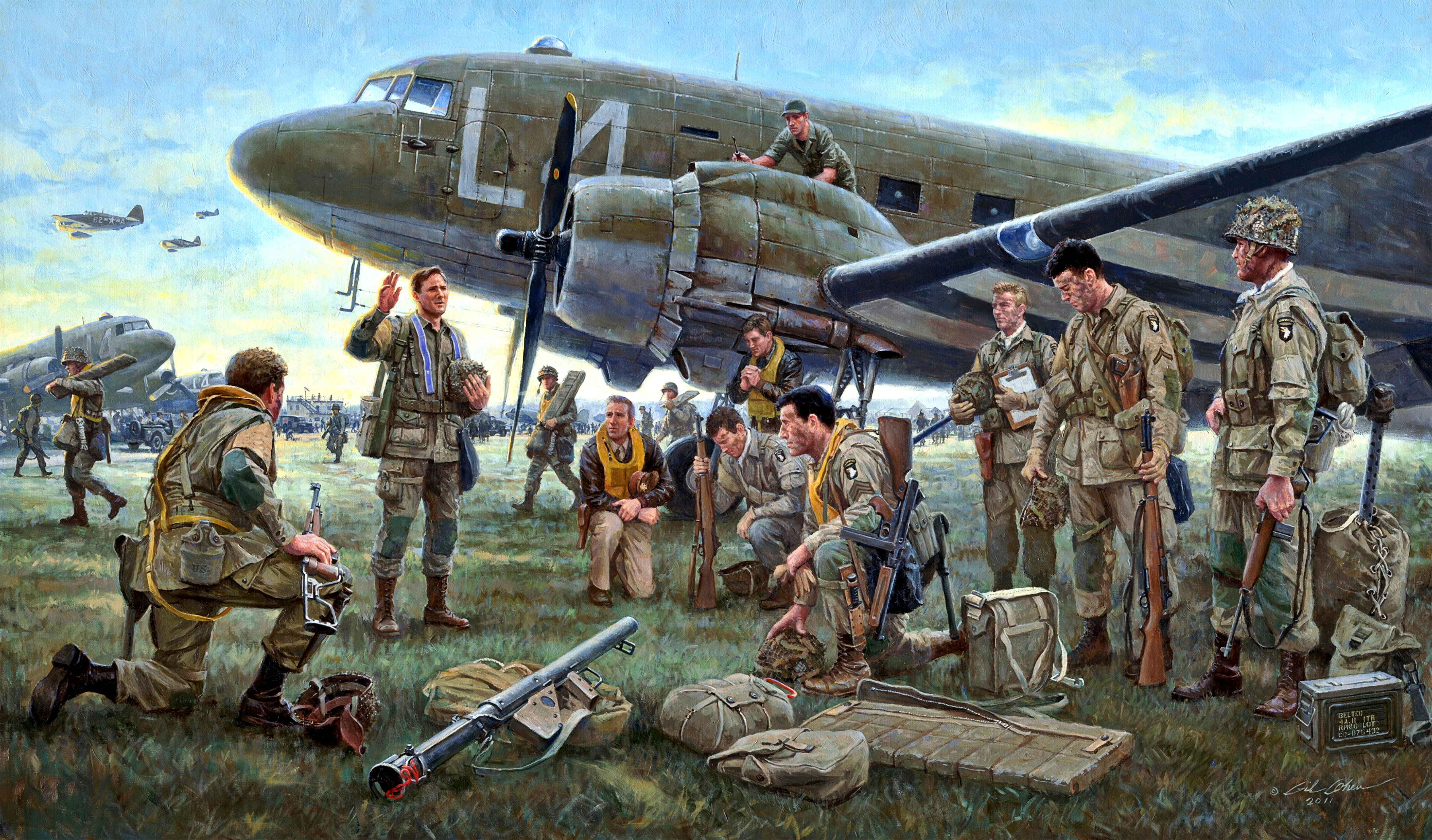 3600x2112 Wallpaper USA, Douglas, Marines, Airborne, WWII, C- 101st Airborne Division for mobile and desktop, section оружие, resolution 3600x2112