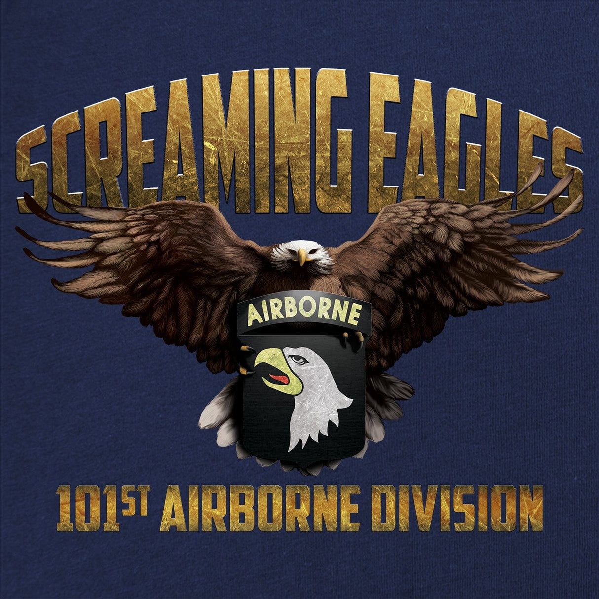1214x1214 101st Airborne Screaming Eagles Graphic T Shirt
