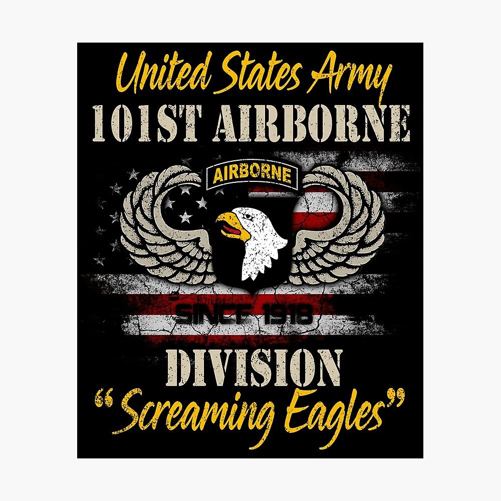 1000x1000 US Army 101st Airborne Division Screaming Eagle Shirt Veterans Day 4th Of July Gift Greeting Card